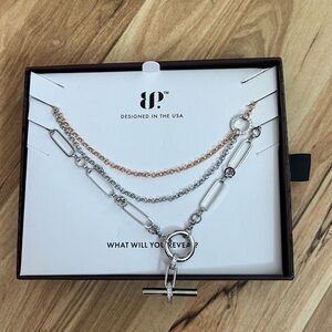 Bomb Party Luxe Layers Think like a Boss Necklace